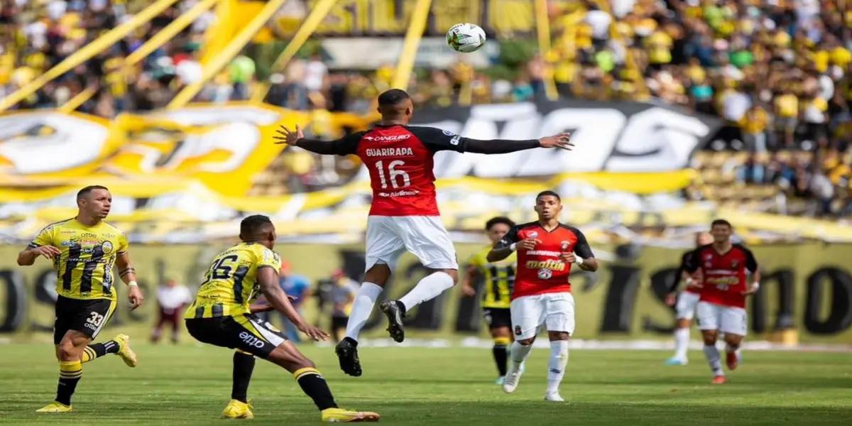 Durante la transmisión del encuentro, se pudieron notar vacíos claros en el templo de del fútbol venezolano, conocido como Pueblo Nuevo