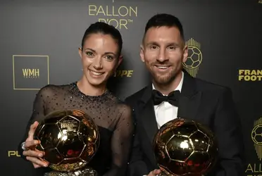 El argentino tuvo grandes gestos con la ganadora del Balón de Oro
