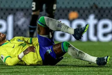 El brasilero hizo una fuerte declaración tras enterarse de su lesión