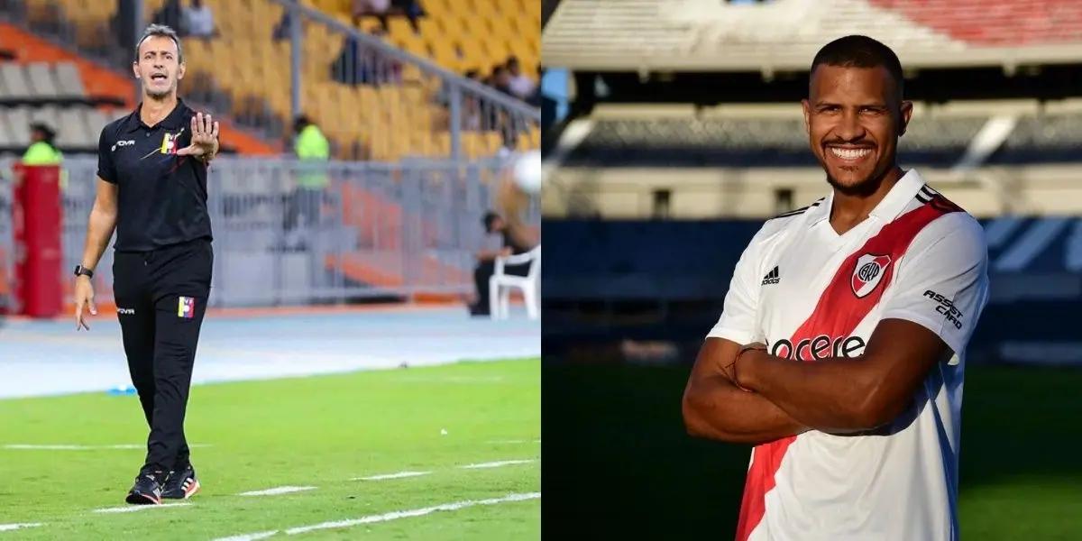 Fernando Batista no está conforme con Salomón Rondón y opinó al respecto. 