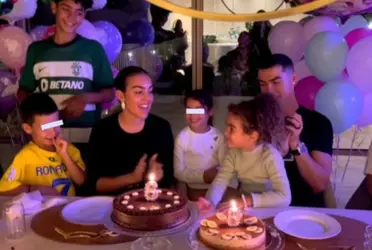 Georgina Rodríguez compartió momentos de la fiesta de cumpleaños de Alana Martina. 