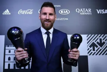 Messi en el anterior The Best