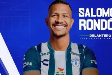 Rondón presentado en Pachuca