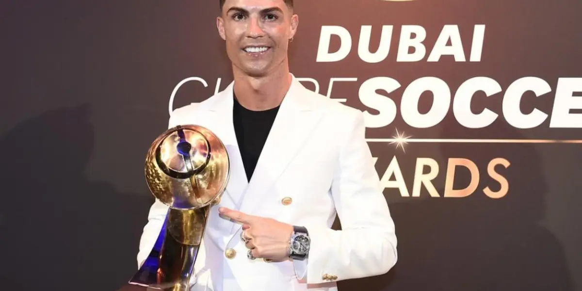 Cristiano y su nuevo premio