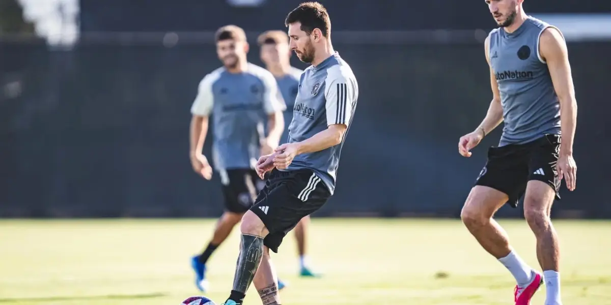 El argentino regresó a los entrenamientos después de varias semanas