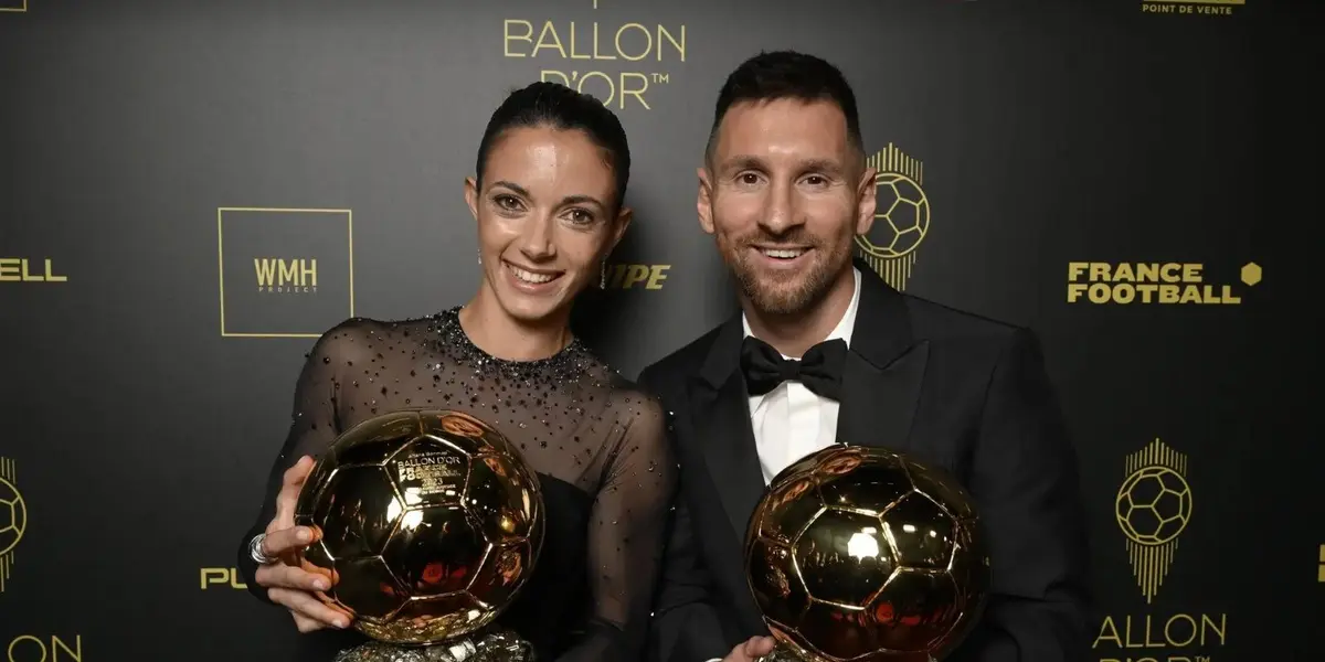 El argentino tuvo grandes gestos con la ganadora del Balón de Oro