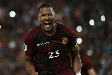 El artillero vinotinto no pudo alcanzar finalmente un nuevo record