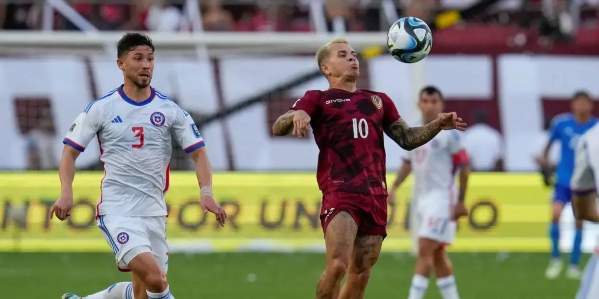 El atacante vinotinto viene de tener un gran partido frente a Chile