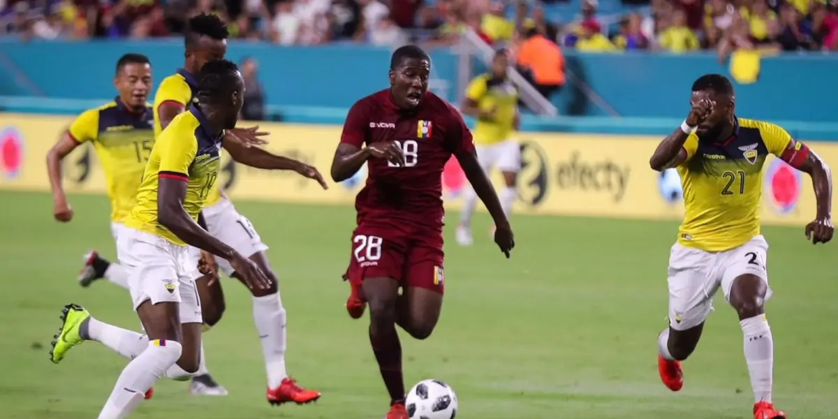 El delantero de la vinotinto logró clasificar a semifinales de Copa Sudamericana con la Liga de Quito