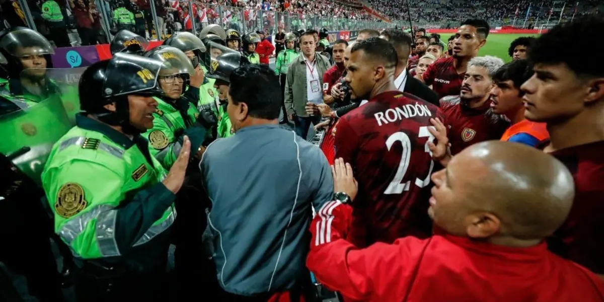 El elenco vinotinto sufrió a manos de la policía de Perú