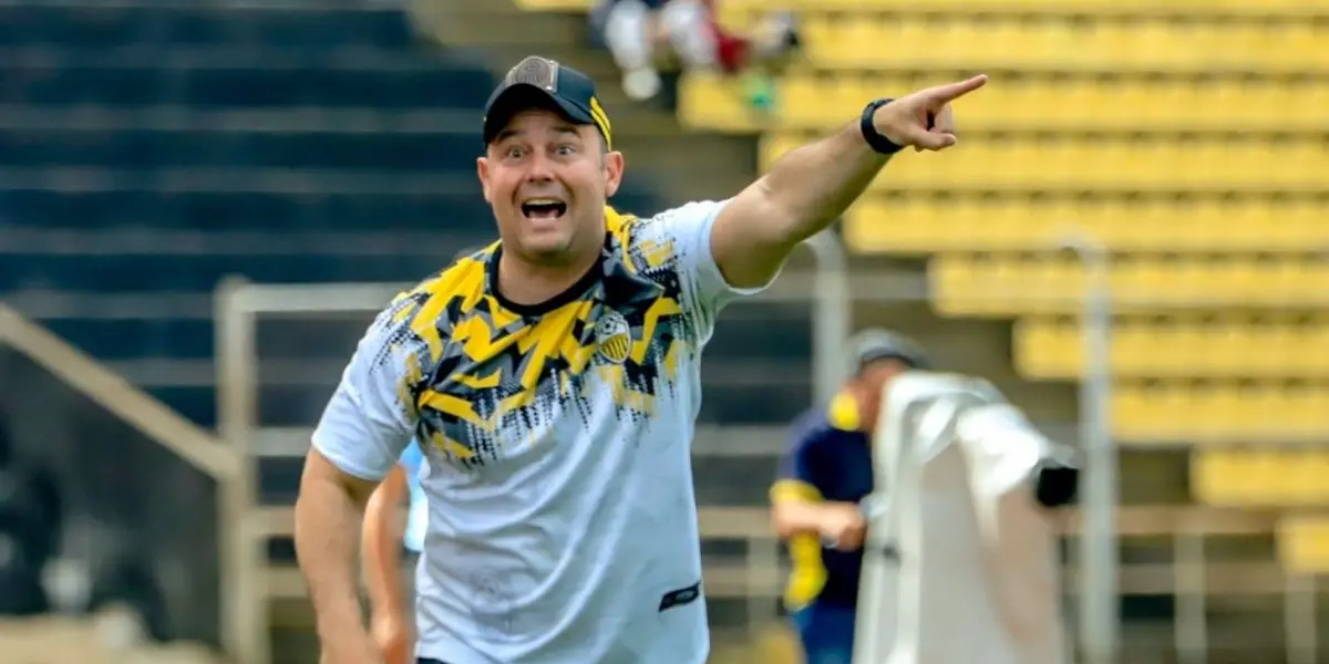 El entrenador aurinegro no ocultó su felicidad por estar en la final