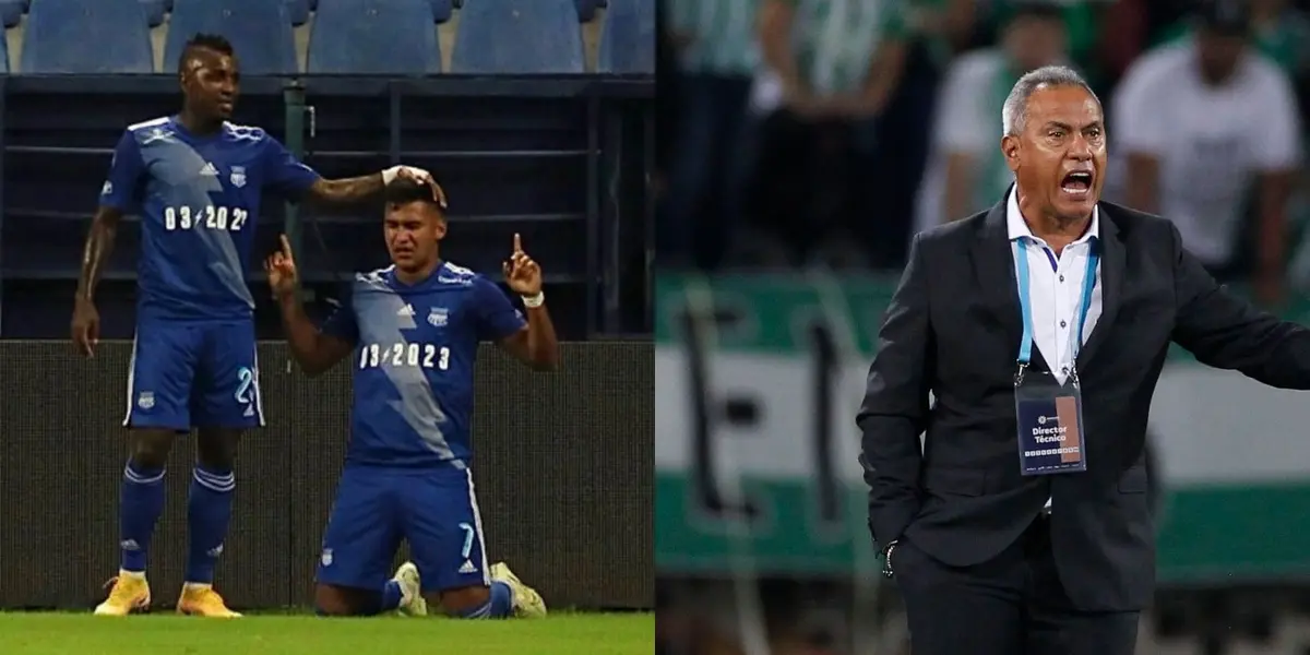 El entrenador de Emelec salió a hablar de la situación de Sosa