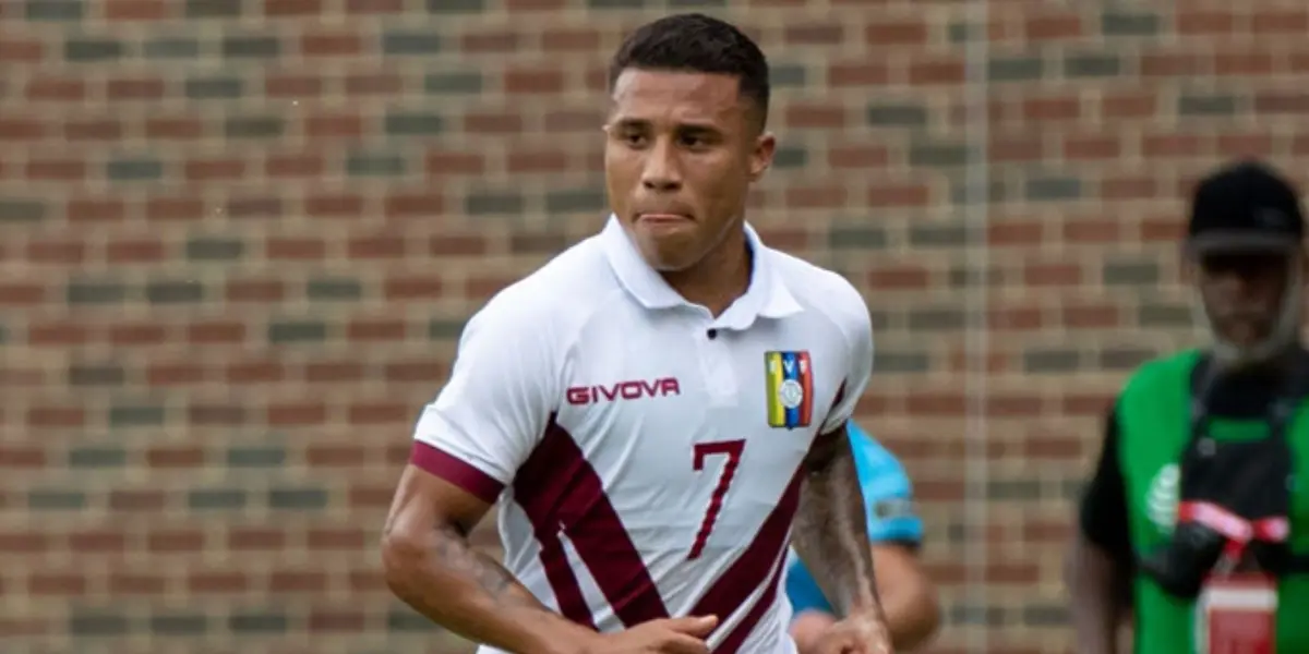 El jugador del Cádiz y de la selección vinotinto fue condenado