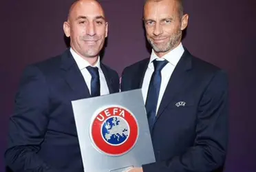 El presidente de UEFA también fue quien llamó a Rubiales antes de demitir