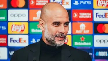 Guardiola en conferencia