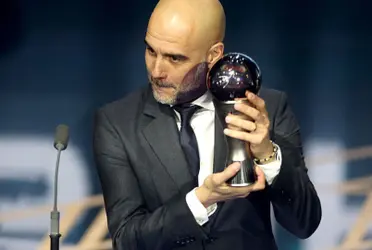 Guardiola recibió el premio