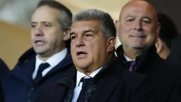 Laporta en el palco