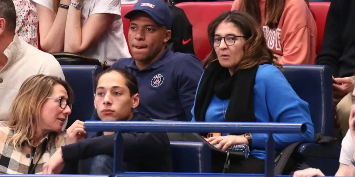 Mbappé y su madre