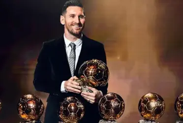 Messi y sus balones de oro