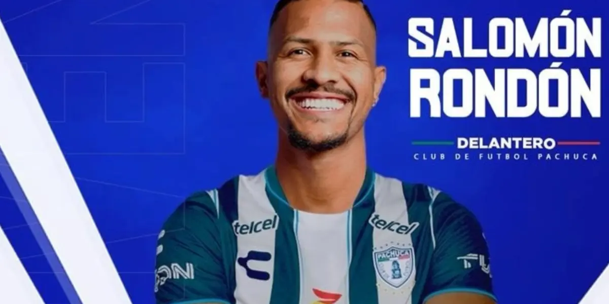 Rondón presentado en Pachuca