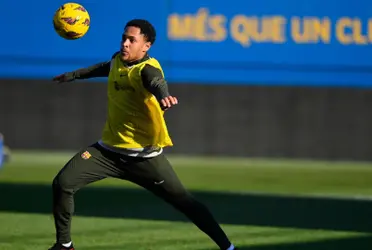 Roque en su primer entrenamiento