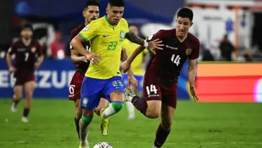 Venezuela en la derrota con Brasil