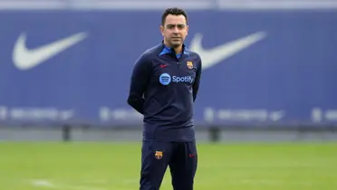 Xavi disfrutando de su último tramo