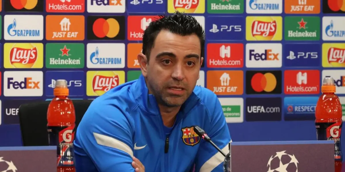 Xavi en conferencia