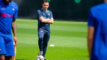 Xavi en la práctica