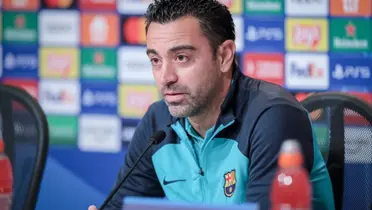 Xavi Hernández en conferencia